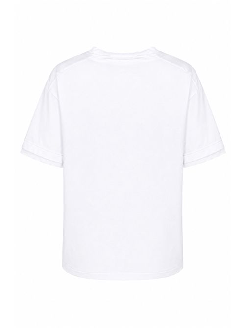 T-shirt in cotone Bianco Alpha Studio | AD-6440C2000